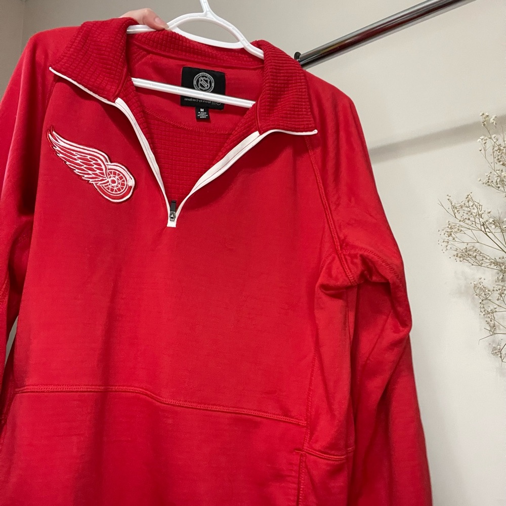 Detroit Redwings waffled fleece
